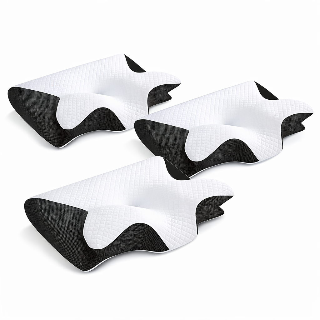 Poduszki ergonomiczne memory foam - zestaw rodzinny 3 sztuki